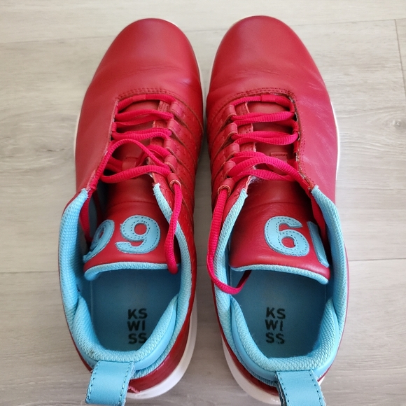 K-Swiss chili red leather sneakers - Picture 13 of 13